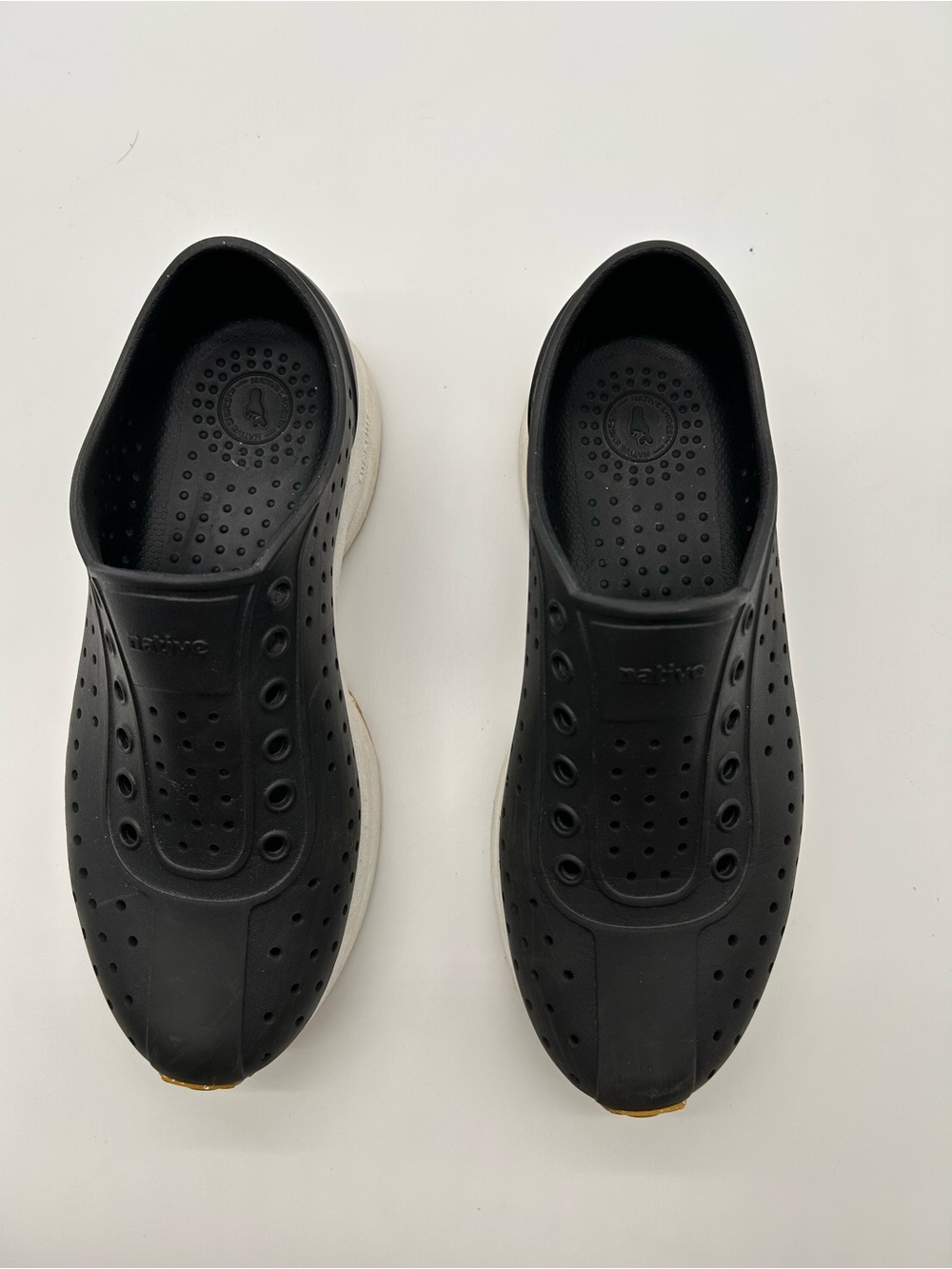 Native Robbie Sugarlite  Slip-On Shoes - Black/White J6